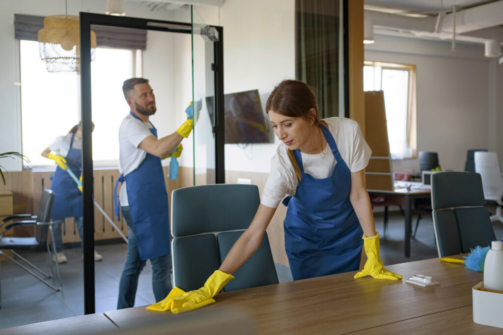 Professional Cleaning Service People Working Together Office 1 1024x683