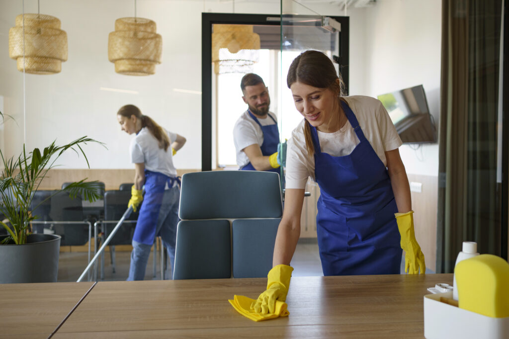 Professional Cleaning Service People Working Together Office 2 1024x682